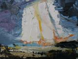 0979	Sudden Break in the Storm Clouds	254x203mm	Oil on Board £400